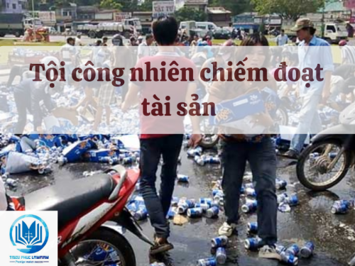 Tội công nhiên chiếm đoạt tài sản