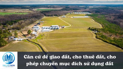 Căn cứ để giao đất cho thuê đất cho phép chuyển mục đích sử dụng đất