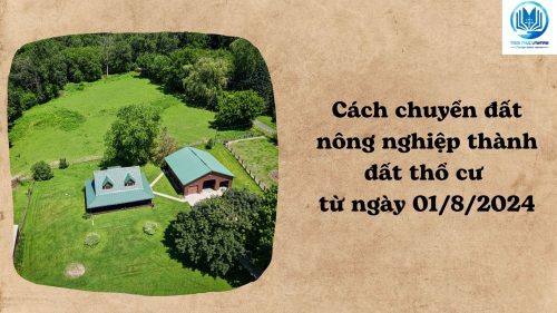 Cách chuyển đất nông nghiệp lên đất thổ cư từ ngày 01/8/2024