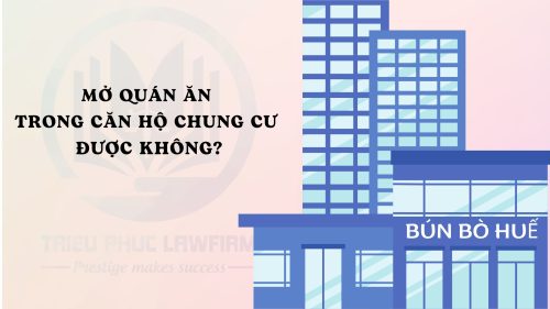 Mở quán ăn trong căn hộ chung cư được không?