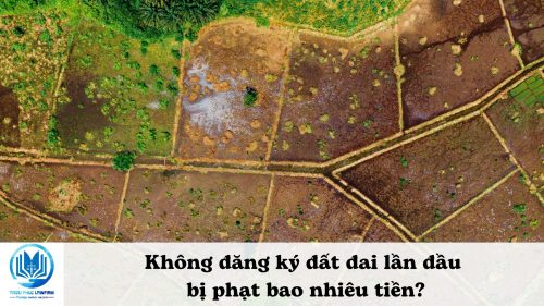 Không đăng ký đất đai lần đầu bị phạt bao nhiêu tiền?