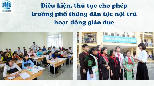 Điều kiện thủ tục cho phép trường phổ thông dân tộc nội trú hoạt động giáo dục