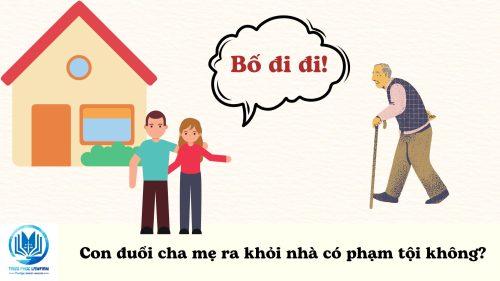 Con đuổi cha mẹ ra khỏi nhà có phạm tội không?