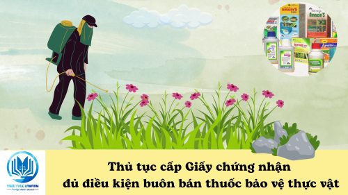 Xin cấp Giấy chứng nhận đủ điều kiện buôn bán thuốc bảo vệ thực vật