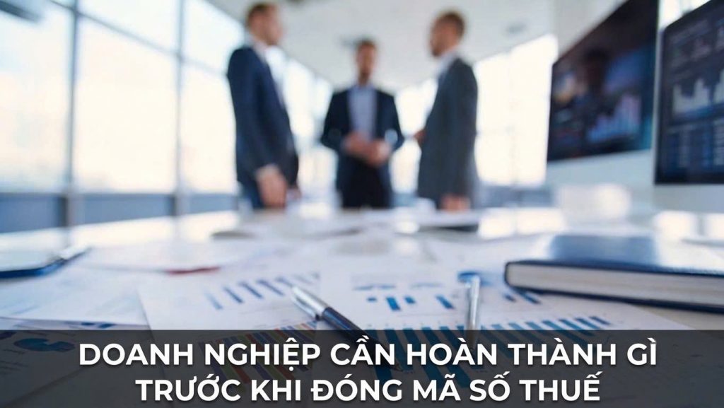 Doanh nghiệp cần hoàn thành gì trước khi đóng mã số thuế