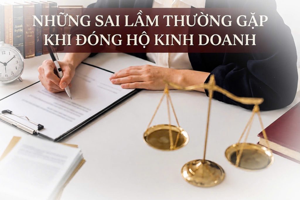 Những sai lầm thường gặp khi đóng hộ kinh doanh